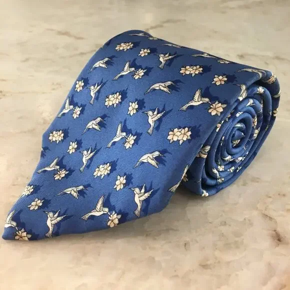 PAUL FREDRICK SILK TIE (extra-long) - Picture 7 of 8